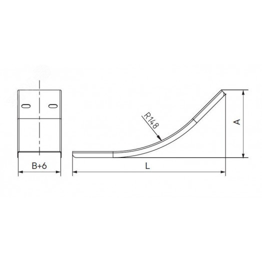 Крышка на угол вертикальный внутренний 45 градусов 80х200, 1,5 мм, в комплекте с крепежными элементами необходимыми для монтажа