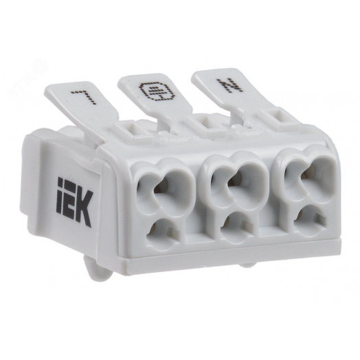 Клемма пружинная соединительная КСПн3-L+N+PE