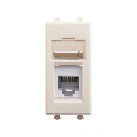 Avanti Телефонная розетка ''Ванильная дымка'' RJ-12, 1 модульная