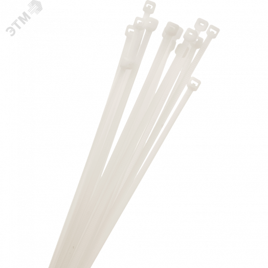 Кабельные стяжки (хомуты) PCT 3,6x150-100 белые PA6.6 (100 шт/уп)