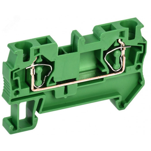 Клемма пружинная КПИ 2в-4 41А зеленый