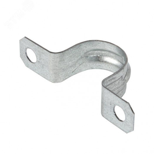 Скоба металлическая двухлапковая d21-22мм (100шт) PROxima