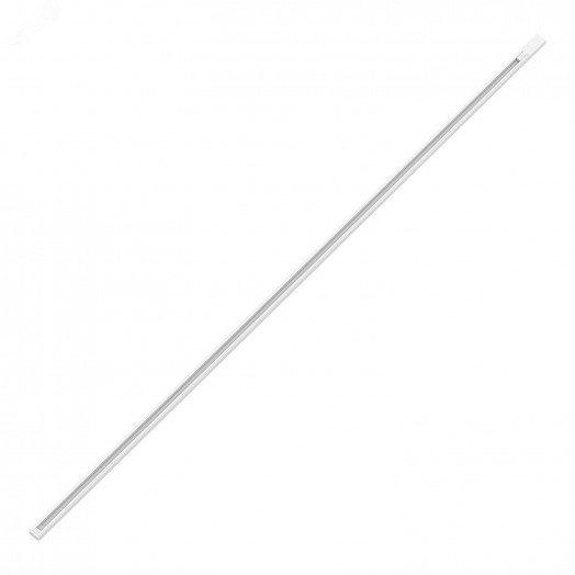 Шинопровод накладной AC 220В Белый IP20 2000х34мм с адаптером питания и заглушкой Track Gauss