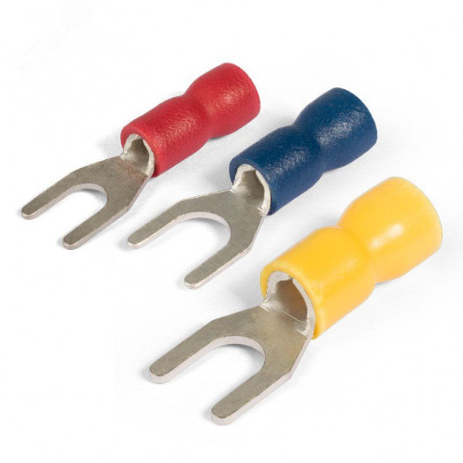 Наконечник кабельный вилочный изолированный НВИ 6.0-4 серия ПРОФИ