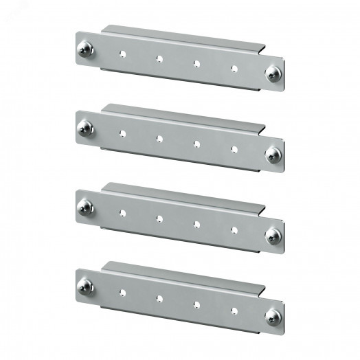 Горизонтальные дверные рейки для навесных корпусов, ширина одностворчатой двери 200 мм, 4 шт.