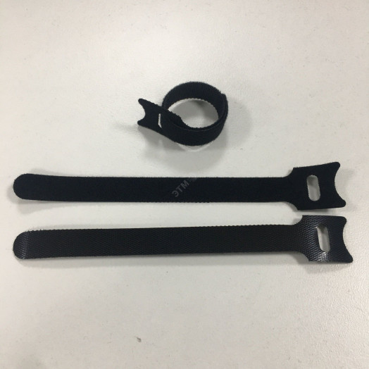 Мягкий многоразовый хомут на тканевой основе 310x17-СИНИЙ