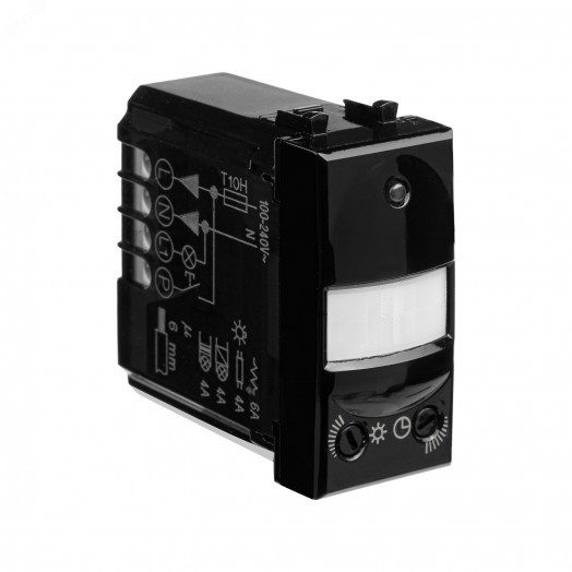 Avanti Датчик движения ''Черный квадрат'', 16A, 1 модульный