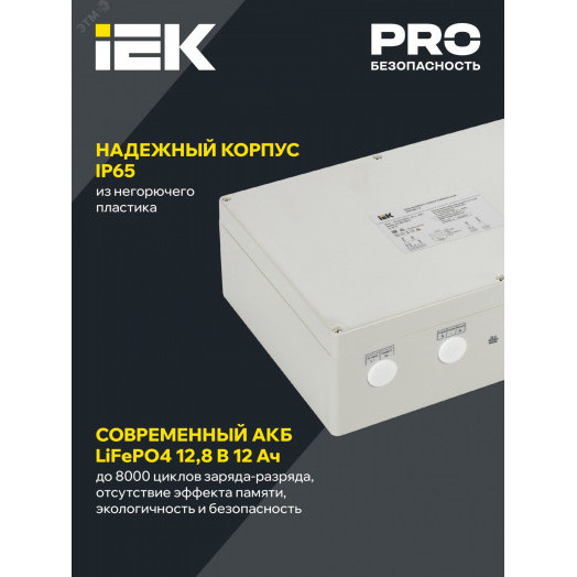 Блок аварийного питания БАП200-1,0 универсальный для LED IP65 IEK