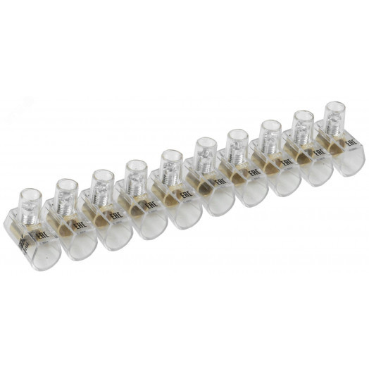 Зажим винтовой концевой изолированный КЗВИ 6.0мм2 10x1