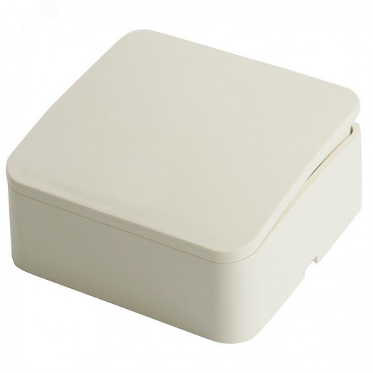 Выключатель 1-клавишный 250В 10А серия София слоновая кость STEKKER