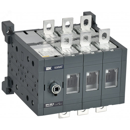 Выключатель-разъединитель ВРК реверсивный без рукоятки управления 3P 200А KARAT