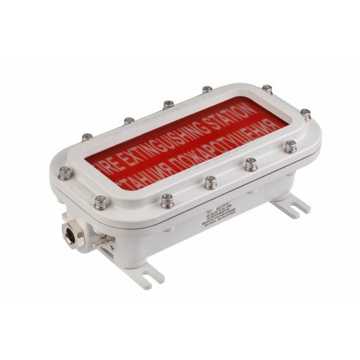 Оповещатель пожарный световой взрывозащищенный ТСВ-1-12-А-З-М20-К/Б-ЗАГАЗОВАННОСТЬ 2 ПОРОГ