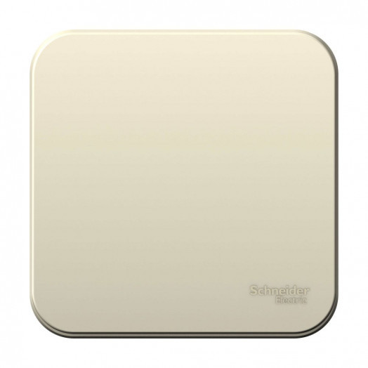 BLANCA одноклавишный выключатель наружный (cх.1), 10A, 250B, молочный