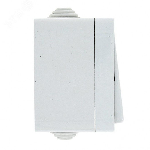 Прага Кнопка звонка одноклавишная 10А IP44 белая