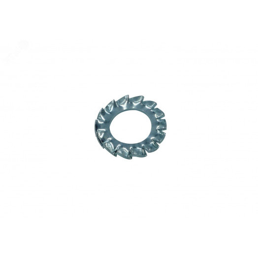 Шайба DIN 6798A М6 стопорная с наружными зубьями нержавеющая сталь А2  (150 шт.)