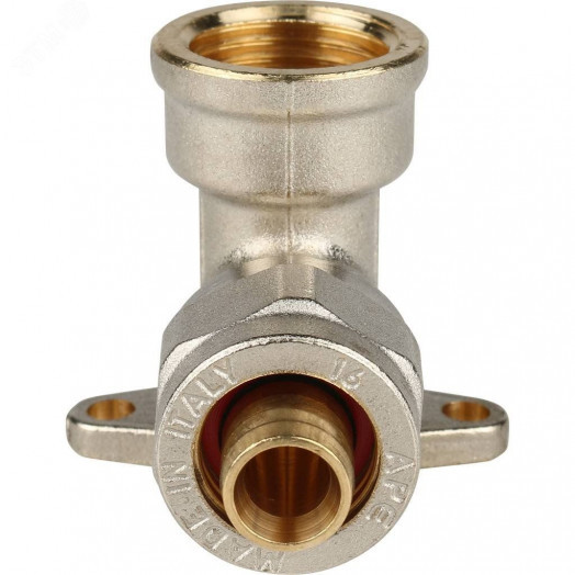 Угольник ВР 1/2'х16 настенный с креплением, для металлопластиковых труб винтовой