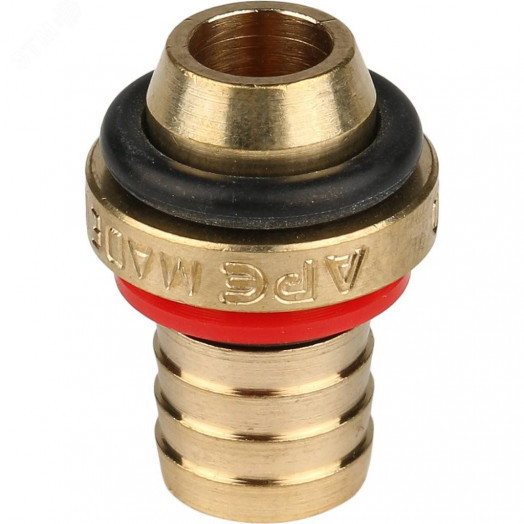 Угольник ВР 1/2'х16 настенный с креплением, для металлопластиковых труб винтовой