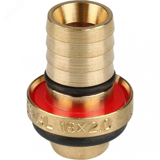 Угольник ВР 1/2'х16 настенный с креплением, для металлопластиковых труб винтовой