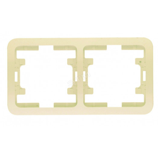 Mimoza Рамка 2 поста бежевая