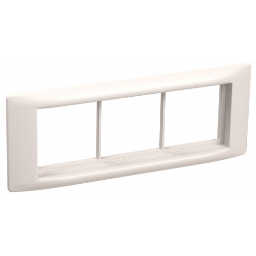 Рамка и суппорт для кабель-канала на 6 модулей 60мм Праймер