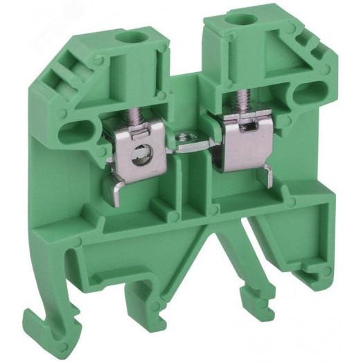 Клемма винтовая КВИ-2,5мм2 зеленая