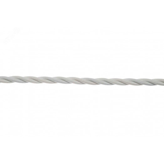 Ретро провод 3х1,5 Белый (матовый) 20м