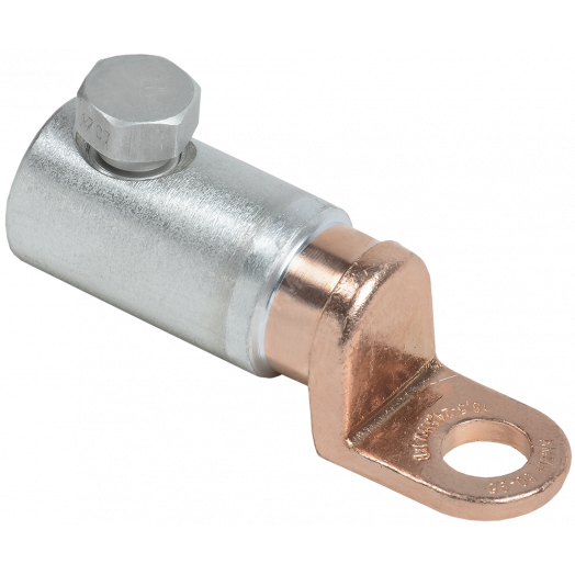 Медно-алюминиевый механический наконечник со срывными болтами АММН 50-95 до 1 кВ