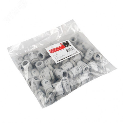 Коннектор для гофрированной трубы 16мм (50шт) Plast PROxima