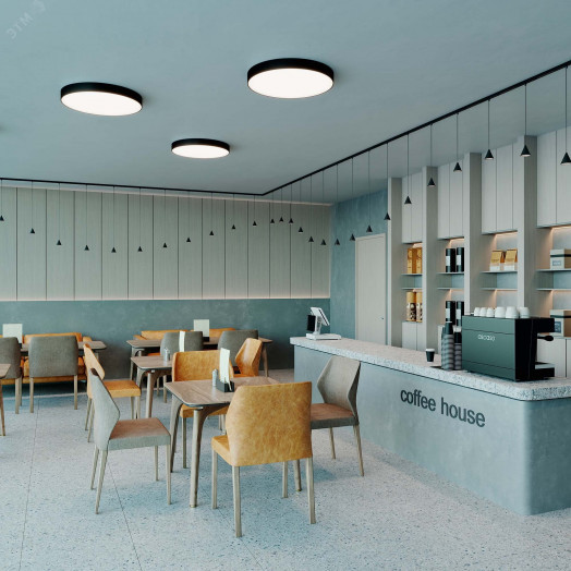 Светильник SP-TOR-PILL-R500-35W Day4000 (BK, 120 deg, 230V) (, IP20 Металл, 3 года)