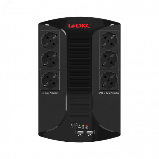 Источник бесперебойного питания line-interactive, Info PDU, 800 ВА/480 Вт, 1/1, 6xSchuko, USB для зарядки (2), USB + RJ11, 1x8Aч