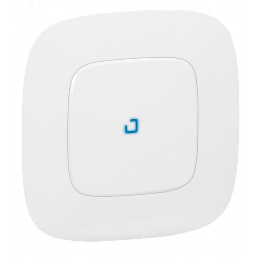 Valena allure Лицевая панель выключателя с индикацией, белый