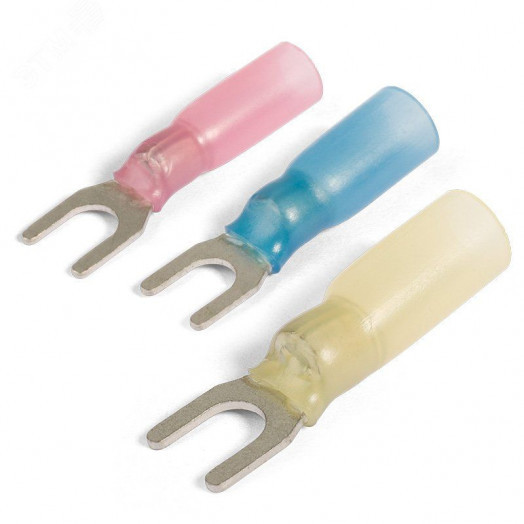 Наконечник кабельный вилочный изолированный НВИ-Т 1.5-5 серия ПРОФИ