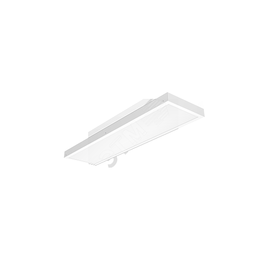 Светодиодный светильник VARTON A350/N офисный накладной 1200х310х55 мм 35 ВТ 3000 K с равномерной засветкой рассеиватель опал IP40 диммируемый по протоколу DALI