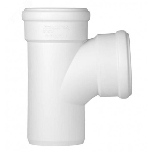 Тройник двухраструбный 87 град. 50 для бесшумной канализации