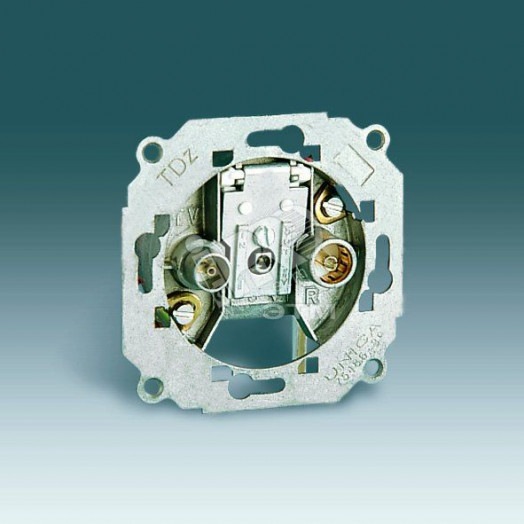 Розетка R-TV финишная, затухание 9,8(R)-10,4(TV)dB, S82,82N,88, механизм