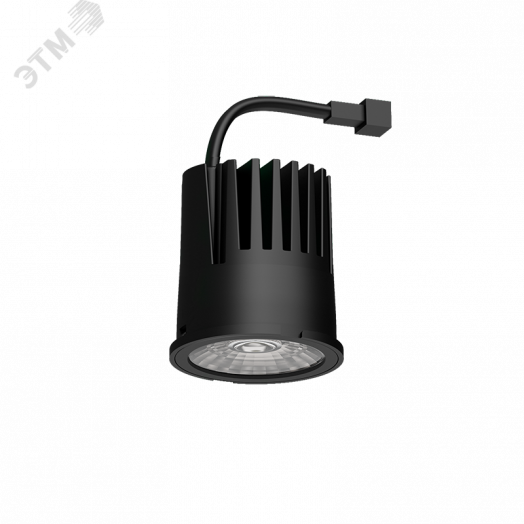 Светильник светодиодный ДВО-8Вт IP20 750Лм 3000К FLEX 50 черный 60 град.