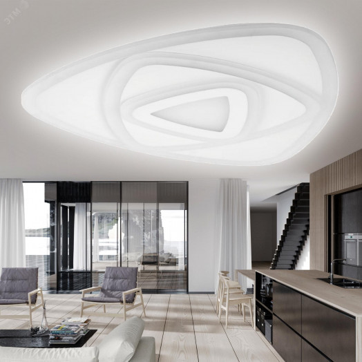 Светильник потолочный светодиодный GEO с ДУ SPB-6 GEO 5 RC 67 67Вт 3000-6500К с пультом ДУ