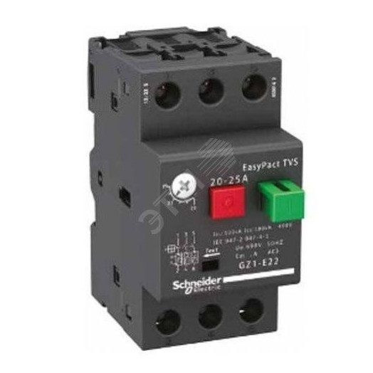 Выключатель автоматический для защиты электродвигателей 0.25-0.4A