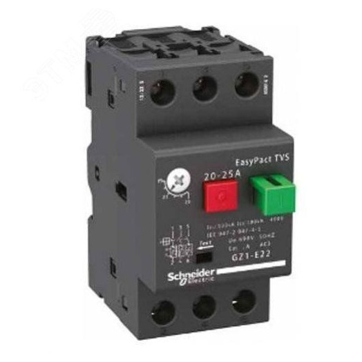 Выключатель автоматический для защиты электродвигателей 0.25-0.4A