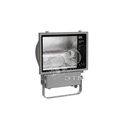 Прожектор металлогалогенный ГО03-400-01 400Вт цоколь E40 серый симметричный IP65 IEK