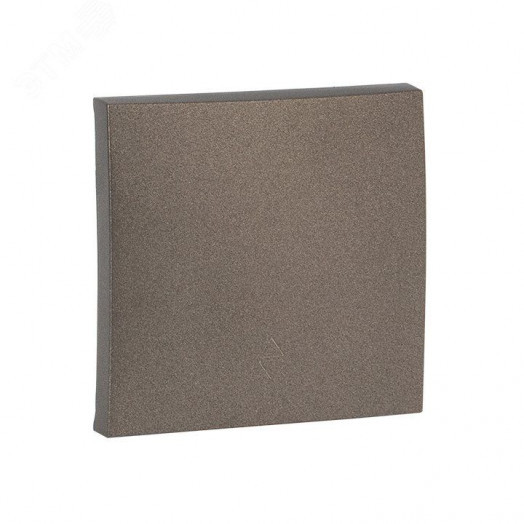 Валенсия лицевая панель выключателя проходного 1-кл. 10А графит