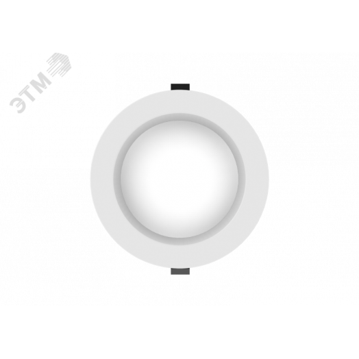 Светильник светодиодный ДВО-11Вт 2700...5700К DL-01 Черный DALI Tunable White