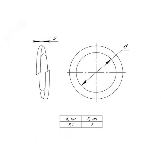Шайба гровер M8 (200 шт)