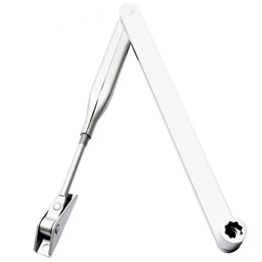 Рычаг складной для доводчика TS Profil, белый RAL9016