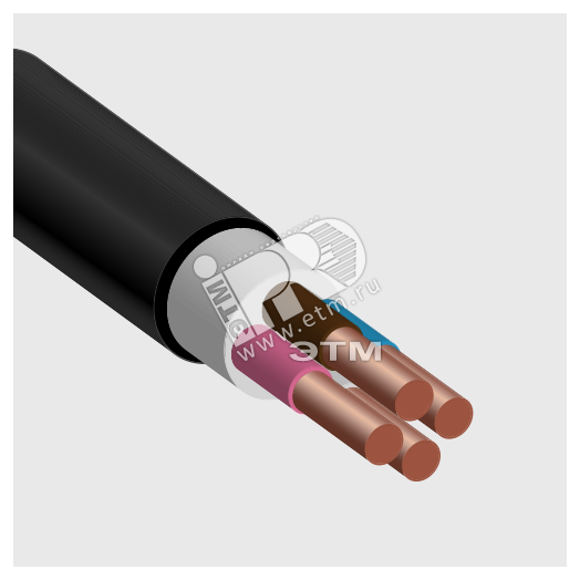 Кабель силовой ВВГнг(А)-LS 4х70(N)-1 многопроволочный