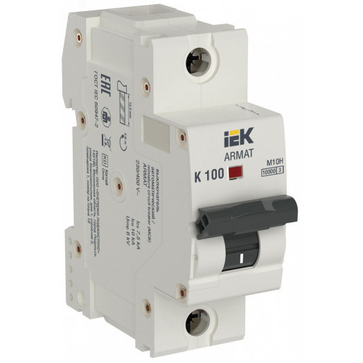 ARMAT Автоматический выключатель M10H 1P K 100А IEK