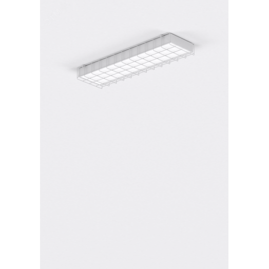 Светильник светодиодный VARTON S170 2.0 спортивный для образовательных учреждений 16 ВТ CRI90 4000 K накладной 600х212х70 мм IP40 с защитной решеткой опаловым рассеивателем диммируемый по протоколу DALI