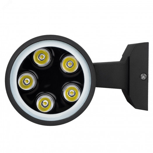 Светильник светодиодный PWL-26090/30D 2x5w архитектурный IP65 6500К черный