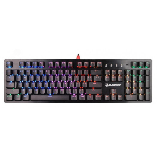 Клавиатура Bloody B810R Battlefield, USB, Multimedia for gamer LED, черный