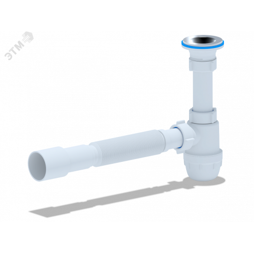 Сифон для раковины 1 1/4x32 Юнг гибкая труба 32х32/40